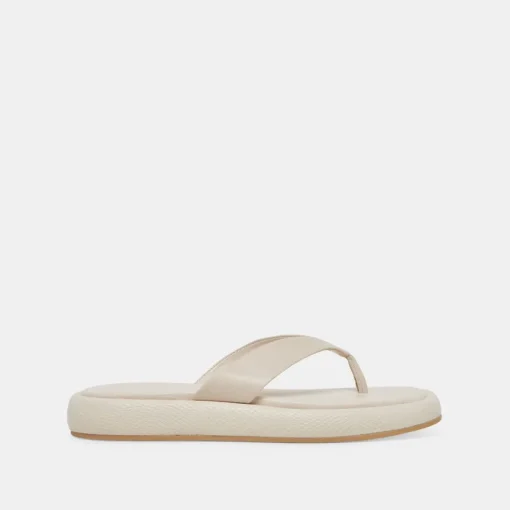 ADIN SANDALS IVORY LEATHER