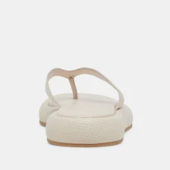 ADIN SANDALS IVORY LEATHER