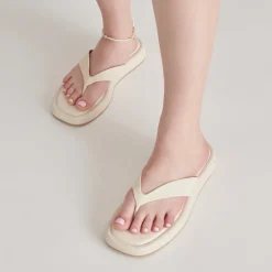 ADIN SANDALS IVORY LEATHER
