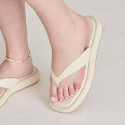 ADIN SANDALS IVORY LEATHER