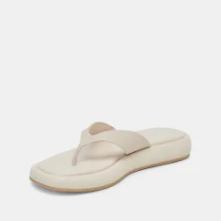 ADIN SANDALS IVORY LEATHER