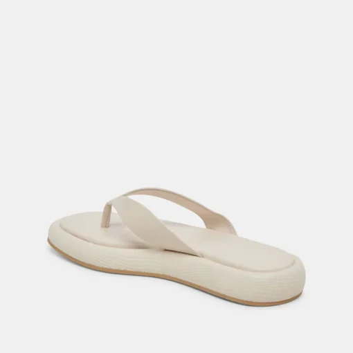 ADIN SANDALS IVORY LEATHER