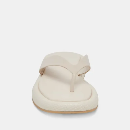 ADIN SANDALS IVORY LEATHER