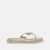 ADIN SANDALS PLATINUM DISTRESSED LEATHER