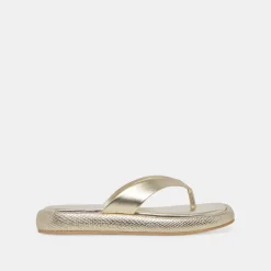 ADIN SANDALS PLATINUM DISTRESSED LEATHER
