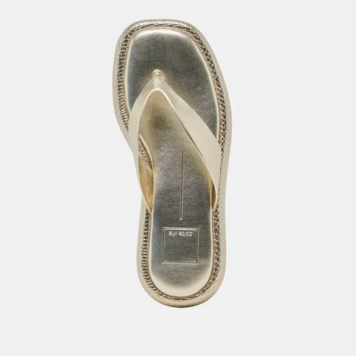 ADIN SANDALS PLATINUM DISTRESSED LEATHER