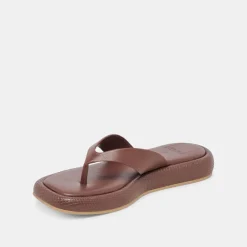 ADIN SANDALS WALNUT LEATHER
