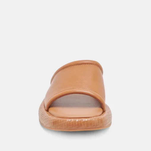 AISHA SANDALS TAN LEATHER