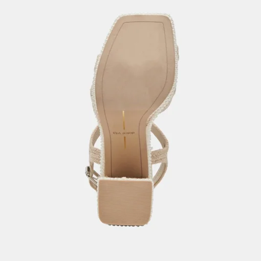 ANIRA PEARL HEELS IVORY PEARLS