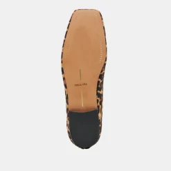 ANISA BALLET FLATS DK LEOPARD CALF HAIR