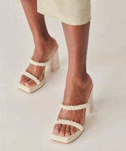 ARIELE HEELS VANILLA PEARLS