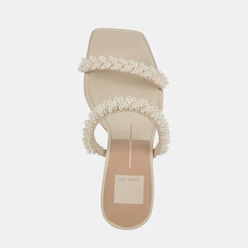ARIELE HEELS VANILLA PEARLS