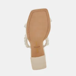 ARIELE HEELS VANILLA PEARLS