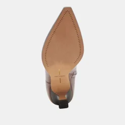 ARYA BOOTS CHOCOLATE LEATHER