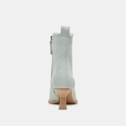 AUSTIN BOOTS LIGHT BLUE DENIM