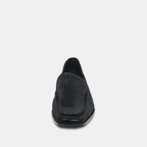 BENY FLATS ONYX EMBOSSED LEATHER