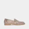 BENY FLATS SAND SNAKE EMBOSSED
