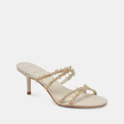 BETTI HEELS IVORY MULTI STELLA