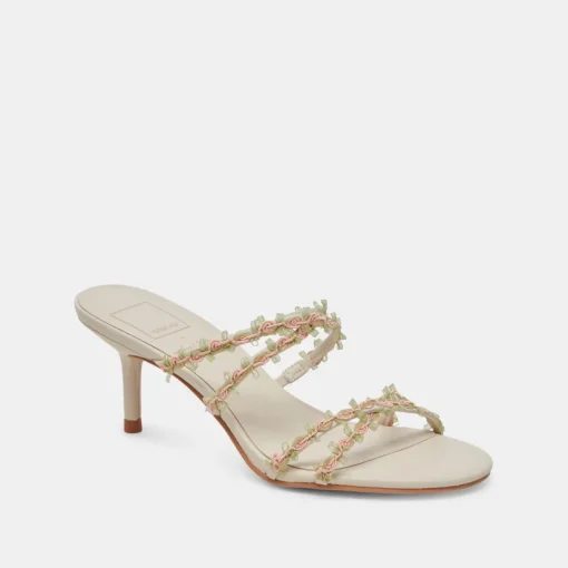 BETTI HEELS IVORY MULTI STELLA