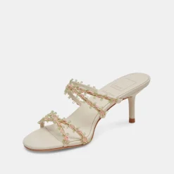 BETTI HEELS IVORY MULTI STELLA