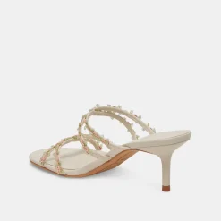 BETTI HEELS IVORY MULTI STELLA