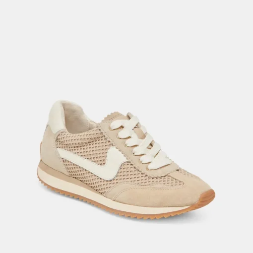 B.NTCD MESH SNEAKERS SESAME WOVEN MESH