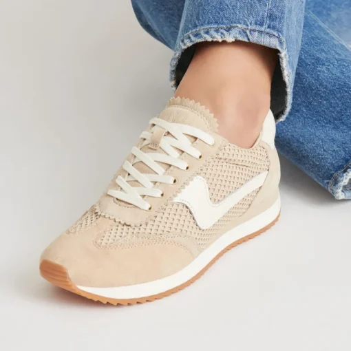 B.NTCD MESH SNEAKERS SESAME WOVEN MESH