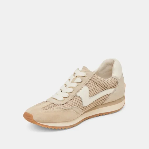 B.NTCD MESH SNEAKERS SESAME WOVEN MESH