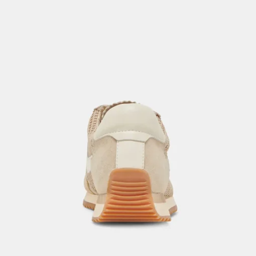 B.NTCD MESH SNEAKERS SESAME WOVEN MESH