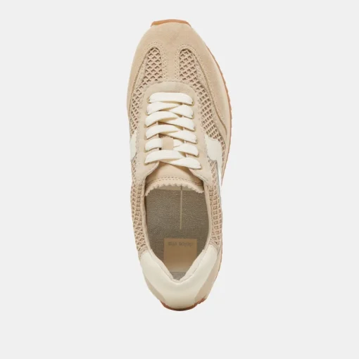 B.NTCD MESH SNEAKERS SESAME WOVEN MESH