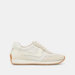 B.NTCD MESH SNEAKERS WHITE WOVEN MESH