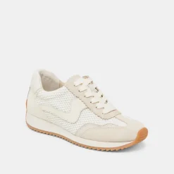 B.NTCD MESH SNEAKERS WHITE WOVEN MESH