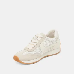 B.NTCD MESH SNEAKERS WHITE WOVEN MESH