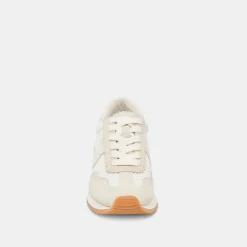 B.NTCD MESH SNEAKERS WHITE WOVEN MESH