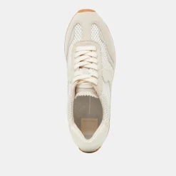 B.NTCD MESH SNEAKERS WHITE WOVEN MESH