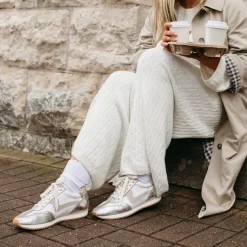 B.NTCD SNEAKERS SILVER MULTI NYLON