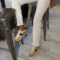 B.NTCD SNEAKERS TAN MULTI NYLON