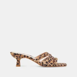 BRYANT HEELS DK LEOPARD SUEDE