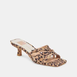 BRYANT HEELS DK LEOPARD SUEDE