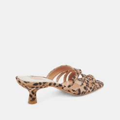 BRYANT HEELS DK LEOPARD SUEDE