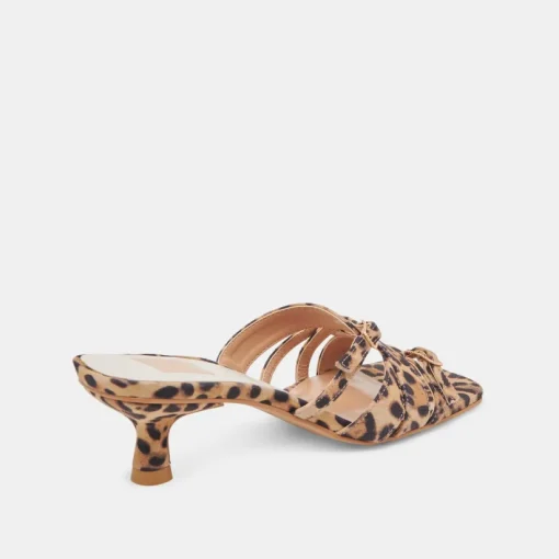 BRYANT HEELS DK LEOPARD SUEDE