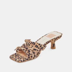 BRYANT HEELS DK LEOPARD SUEDE