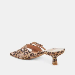 BRYANT HEELS DK LEOPARD SUEDE