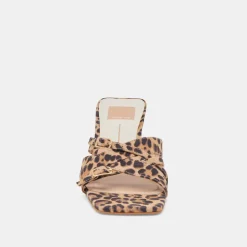 BRYANT HEELS DK LEOPARD SUEDE