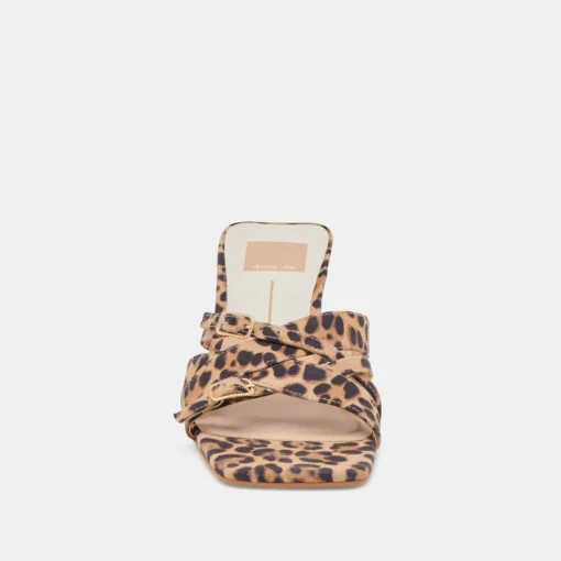 BRYANT HEELS DK LEOPARD SUEDE