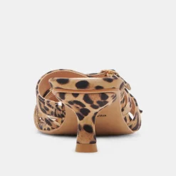BRYANT HEELS DK LEOPARD SUEDE