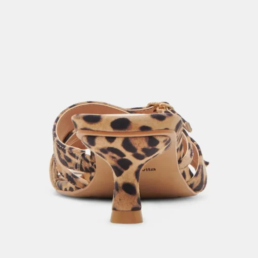 BRYANT HEELS DK LEOPARD SUEDE