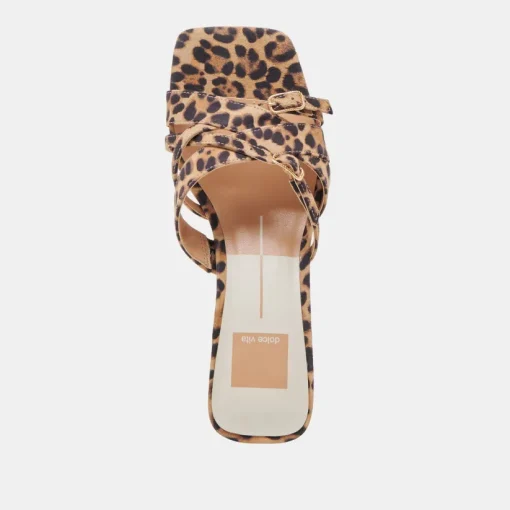 BRYANT HEELS DK LEOPARD SUEDE