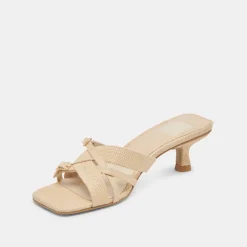 BRYANT HEELS NATURAL WOVEN RAFFIA