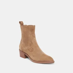 BRYLEE H2O WIDE BOOTIES MUSHROOM SUEDE